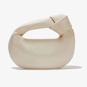 Melie Bianco Alexandra Cream Vegan Top Handle Bag